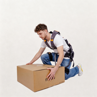 Exosquelette industriel Y20 pour la taille, support de levage 20 kg, modes assistés par IA, en fibre de carbone légère pour la manutention des matériaux