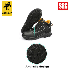 Zapatos de seguridad industriales, botas S3 con punta de acero, impermeables, antideslizantes, de cuero genuino - Product Image 3