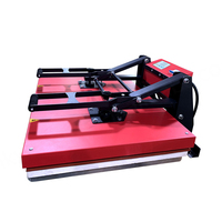 Nouvelle presse à chaud manuelle grand format 60x80 pour l'impression de vêtements et de t-shirts, 110/220V, garantie 1 an