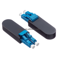 Cordon de raccordement en boucle LC UPC 50/125 SM Duplex en fibre optique PVC (OFNR) pour test de réseau OTDR et auto-vérification des émetteurs-récepteurs optiques