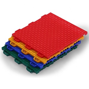 Carrelages de verrouillage modulaires en plastique de terrain de sports de basket-ball de <span class=keywords><strong>pp</strong></span> extérieurs - Product Image 5