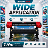 Impresora Eco Solvente de 1.6m 1.8m con Cabezal Original XP600, Impresoras de Inyección de Tinta Digitales Eco Solvente de Gran Formato