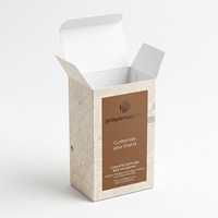Maßgefertigte Faltschachtel mit UV-Spot-Druck Kosmetik-Parfüm-Verpackung für 30/50/100ml Hautpflegeflaschen als Geschenke