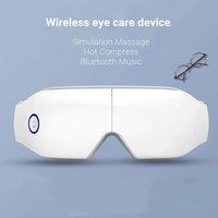 Lunettes Bluetooth à télécommande sans fil, thérapie par pression, amélioration de la vision, entraîneur oculaire électrique, masseur oculaire, vente chaude