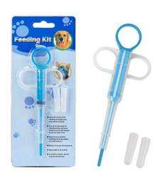 Удобная кормушка для собак и кошек, двухголовая кормушка для щенков и кошек, кормушка для кормления, таблетки для кормления - Product Image 3