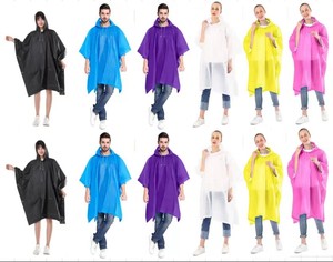 Hot-bán thân thiện với môi Eva Áo Mưa nhà sản xuất thời trang áo mưa màu sắc khác nhau Trọng lượng nhẹ một kích thước cho người lớn mưa thời tiết - Product Image 3