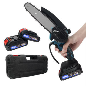 ชุดเลื่อยโซ่ไร้สาย Vetex Wholesale 21V 350W แบบชาร์จไฟได้ เลื่อยตัดแต่<span class=keywords><strong>ง</strong></span>กิ่งไม้ไฟฟ้าแบบมือถือ เครื่อ<span class=keywords><strong>ง</strong></span>ตัดไม้ขนาดเล็ก อุปกรณ์ทำสวน <span class=keywords><strong>4</strong></span> นิ้ว - Product Image 6