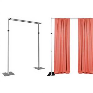 Support de toile de fond en aluminium TFR, support de rideau pour décoration de mariage, événement, fête, vente chaude - Product Image 1