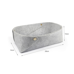 Household Foldable Storage <b>Basket</b> Polyester Felt <b>Fabric</b> Laundry <b>Basket</b> Suitable for Bedroom Living Room Storage <b>Basket</b> - Product Image 3