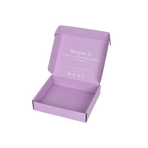 Çin fabrika özel logolu karton kutu ambalaj giyim iç çamaşırı oluklu posta gönderim kutusu küçük iş için küçük nakliye kutusu - Product Image 3