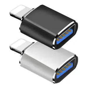 Cavo OTG adattatore Lightning maschio a USB3.0 femmina per convertitori iPhone 14 13 12 dati di ricarica del disco U versione iOS 13