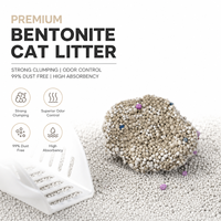 Recrutement d'agents, grandes remises en gros, livraison rapide, litière pour chat en bentonite naturelle premium, sans poussière, agglomérante, 0,5-4 mm