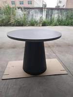 Ventes d'usine table d'appoint en ciment de fibre de verre ronde extérieure durable de haute résistance pour la maison et le jardin