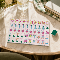 Ensemble de tuiles de mahjong américaines en acrylique personnalisées en gros, 160 pièces, double couche, vert Verve, jeu de mahjong luxueux et élégant, cadeau