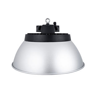 Personalizable 100W Industrial para <span class=keywords><strong>LED</strong></span> <span class=keywords><strong>High</strong></span> <span class=keywords><strong>Bay</strong></span> Pendant Light Interior Exterior Impermeable IP66 Aluminio Vidrio PC UFO Forma - Product Image 5