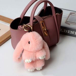18cm Bunny sang trọng <span class=keywords><strong>Keychain</strong></span> Đồ chơi búp bê sang trọng thỏ <span class=keywords><strong>Keychain</strong></span> mềm dễ thương Faux lông Pom Pom Fluffy Móc Chìa Khóa Túi Mặt dây chuyền Bunny <span class=keywords><strong>Keychain</strong></span> - Product Image 6