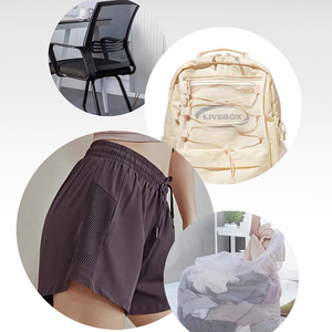 Chất Lượng Cao Thoáng Khí Warp Dệt Kim 100% <span class=keywords><strong>Polyester</strong></span> Lỗ Lưới Lót Dryfit Thể Thao Vải Cuộn Cho May Mặc Thể Thao Túi - Product Image 5