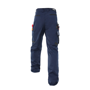<span class=keywords><strong>Pantaloni</strong></span> da lavoro Cargo da uomo <span class=keywords><strong>con</strong></span> <span class=keywords><strong>tasche</strong></span> <span class=keywords><strong>laterali</strong></span> <span class=keywords><strong>pantaloni</strong></span> alla moda da uomo in forma regolare Casual <span class=keywords><strong>blu</strong></span> Navy <span class=keywords><strong>pantaloni</strong></span> Cargo - Product Image 3
