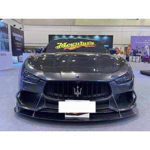 ชุดแต่งคุณภาพสูง Runde สำหรับ Maserati Ghibli อัพเกรดสไตล์ <span class=keywords><strong>PK</strong></span> คาร์บอนไฟเบอร์ ชุดแต่งรอบคัน ประกอบด้วย สเกิร์ตหน้า สเกิร์ตข้าง และดิฟฟิวเซอร์หลัง - Product Image 1