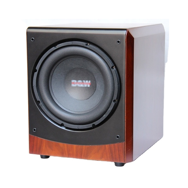 12 Inch Wood High Power With Amplifier Active Subwoofer Home Audio Car Modification Subwoofer Music Sound Equipment Amplifiers S