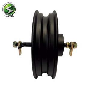 Moteur de moyeu de roue BLDC étanche IP54 de 10 pouces 1000W 48V/72V pour trottinettes électriques et vélos électriques avec option de frein à disque/tambour - Product Image 1
