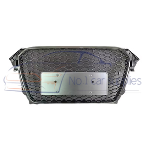 Parachoques de Cromo Negro para coche, malla de parrilla modificada para <span class=keywords><strong>A4</strong></span> S4 B8.5 2013 <span class=keywords><strong>2014</strong></span> 2015 2016 - Product Image 5