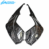 AKOSO Carénage latéral de réservoir de carburant entièrement fermé en fibre de carbone 3K 100% pour moto BMW S1000RR S1000R M1000RR 2019-2026
