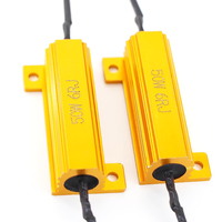 Résistances de charge universelles LANSEKO 50W 6Ohm 8Ohm pour ampoules LED de voiture, décodeur Canbus sans erreur pour clignotants