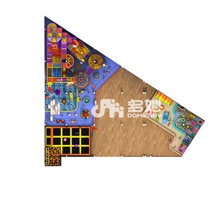 Domerry Indoor per bambini trampolino in legno labirinto stile Jumping attrezzature da palestra per la casa o parco trampolino - Product Image 3