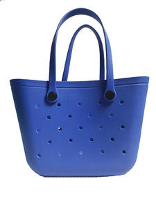 Custom Vrouwen Eva Strandtas Waterdichte Duurzame Mode Sac Croc Handtas Draagtas Siliconen Groothandel Hoge Capaciteit Stijlvolle Draagtas - Product Image 4