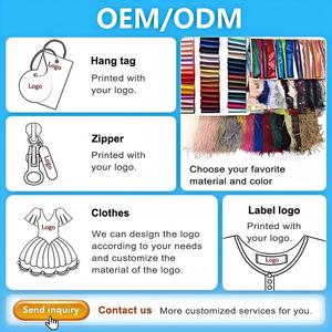 OEM ODM Abito di Alta Qualità per Bambine, Stile Principessa <span class=keywords><strong>Elsa</strong></span>, in Cotone con Gonna Plissettata, Manica Corta, Abbigliamento Boutique per Bambini - Product Image 5