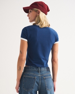 T-shirts de sport pour femmes, à manches courtes, en coton mélangé durable, anti-statique, à séchage rapide, protection UV, pour la gym et le yoga - Product Image 5