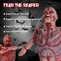 Halloween maison hantée terreur accessoires mâle et femelle mannequin modèles pourri brûlé Zombie cadavres Halloween décoration pour fête