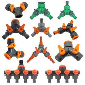 <strong>Three</strong>-<strong>Way</strong> Water Divider Four-<strong>Way</strong> Hose Connector Independent Switch Controls Flow Adjustable Garden Water <strong>Pipe</strong> <strong>Connection</strong> - Product Image 1