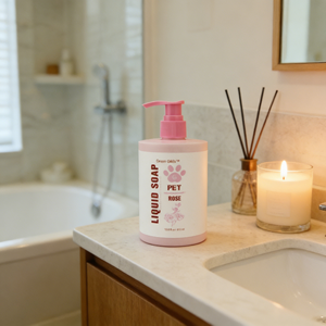 <span class=keywords><strong>Savon</strong></span> liquide pour animaux de compagnie à l'odeur florale personnalisée, rose et lavande, naturel pour animaux de compagnie, chats, chiens - Product Image 3
