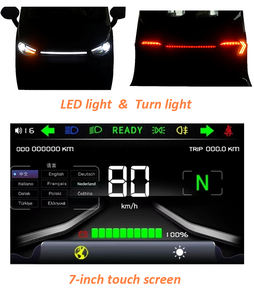 אופנה מנוע נייד קטנוע mopedauto זול 6 תשלום 2 + 1 מושב מסך מגע חשמלי עם מוסיקת וידאו Bluet' - Product Image 6