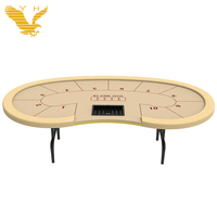 Nymph — Table de Poker pliable, modèle confortable, avec plateau à jetons, vente en gros