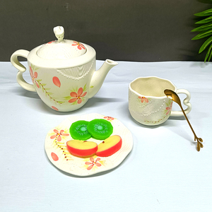 Vajilla Personalizada con Relieve, Juegos de Café y <span class=keywords><strong>Vino</strong></span>, Vajilla Moderna de Cerámica para Cocina - Product Image 4