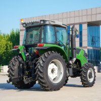 Neuer 4x4 Chinese Agricultural Walking Traktor mit 30-70 PS Diesel Fuel Gears Loader Heck hacke für Farm Use Wheel 4WD
