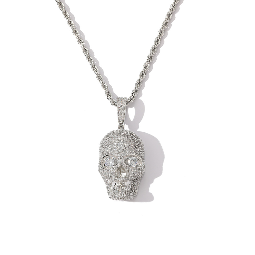 Colgante de plata + cadena giratoria de 3 mm y 24 pulgadas