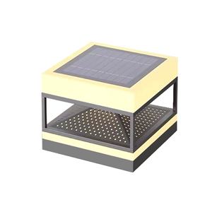 โคมไฟสวน LED กลางแจ้งกันน้ำพร้อมพลังงานแสงอาทิตย์โคมไฟติดผนังประตูเสาอลูมิเนียมสำหรับวิลล่าคะแนน IP65 - Product Image 1