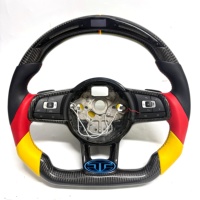 Geschmiedetes Carbon-Lenkrad im Sport-Rennstil für VW Golf 6 7 7.5 MK7 GTI R R-Line CC Passat B8 Auto-Tuning-Teile