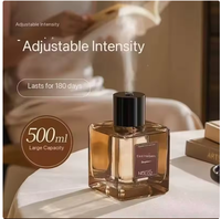 Diffuseur de parfum automatique en verre 500 ml, machine d'aromathérapie sans flamme pour la maison, vaporisateur à concentration de parfum réglable pour l'intérieur