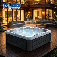 Bain à remous extérieur en acrylique pour 5 personnes, idéal pour hôtels et maisons – Baignoire de massage intelligente JOYEE, best-seller de notre usine.
