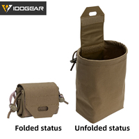 IDOGEAR nouvelle pochette tactique MOLLE Ranger vert chasse pliable Mag sac de recyclage Mini pochette de décharge