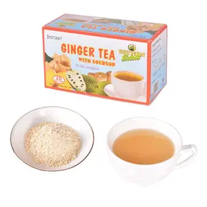 Lemon ginger tea turmeric ginger tea soursop ginger tea