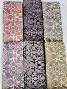 100% coton haute qualité cordon dentelle tissu Cutwork dentelle broderie avec paillettes à des fins décoratives - Product Image 3