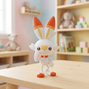 Bandai Pokemoned Quick 05 Scorbunny, Kit de Modelo de Plástico de Animal, Figura de Anime, Fácil de Armar, Juguete de Regalo para Niños y Coleccionistas - Product Image 3