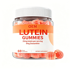 Fabricante <span class=keywords><strong>de</strong></span> Suplementos Personalizados, Gomitas <span class=keywords><strong>de</strong></span> Luteína para la Vista, Protegen la Retina, Alivian la Fatiga Ocular, Vitaminas al por Mayor para Adultos, Gomitas OEM - Product Image 1