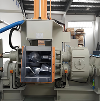 Mélangeur interne de type production à grande échelle ZS-420, commande PLC, fonctionnement motorisé - 55 kW, capacité 35 L pour caoutchouc et plastique